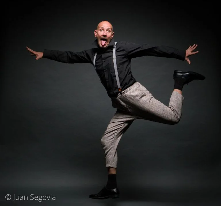 Retrato Artístico - Fotógrafo de Tarragona Fotografía de retrato en estudio del clown y showman El Gran Gabini, por el fotógrafo Juan Segovia en tarragona